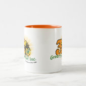 すばらしい形! 株式会社第30記念日のマグ ツートーンマグカップ (中央)