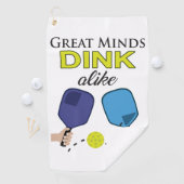 すばらしい心のDink同様なPickleball Microfiberのタオル ゴルフタオル (インサイチュ)