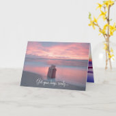 すばらしい旅行の挨拶状を持って下さい カード (黄色い花)