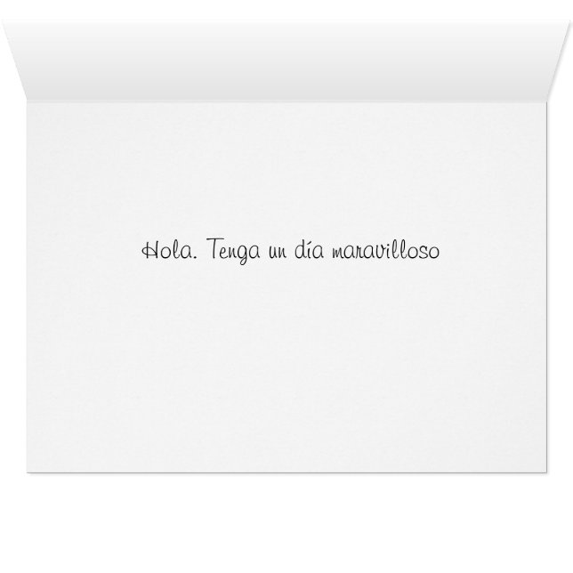 すばらしい日スペイン人の言語を持って下さい (内部横(下))