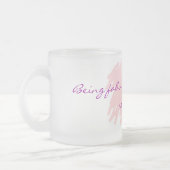 すばらしい最も最高のな復讐です フロストグラスマグカップ (左)