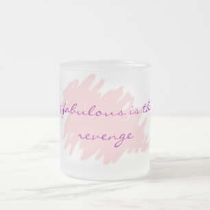 すばらしい最も最高のな復讐です フロストグラスマグカップ