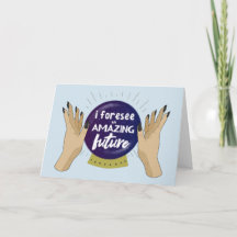 すばらしい未来の卒業のお祝いを予知して下さい