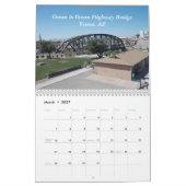 すばらしい橋 カレンダー (3月 2027)