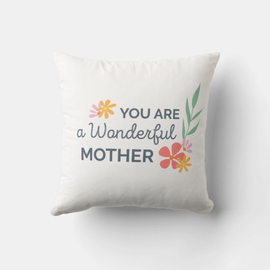 すばらしい母の日|の装飾用クッションです クッション (裏面)