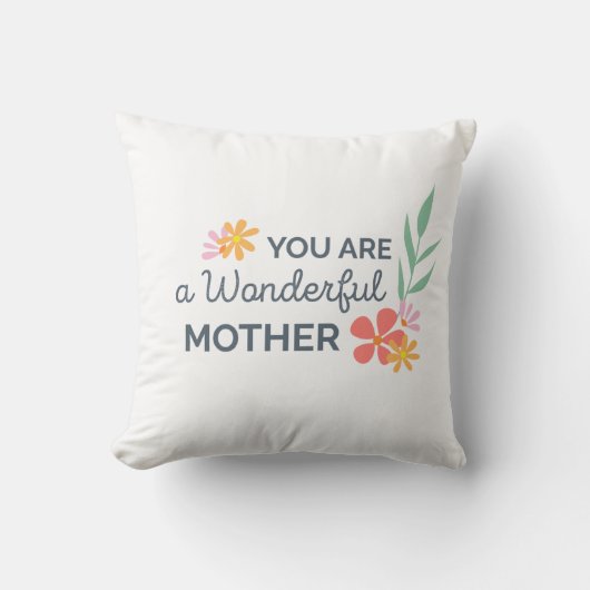 すばらしい母の日|の装飾用クッションです クッション (正面)