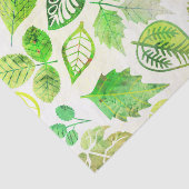 すばらしい水彩画の葉のプリント 薄葉紙 (詳細)