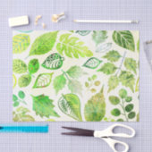 すばらしい水彩画の葉のプリント 薄葉紙 (クラフト)