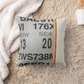 すばらしい灰色及び白いアイスホッケーのゲームのチケット クッション (ブランケット)