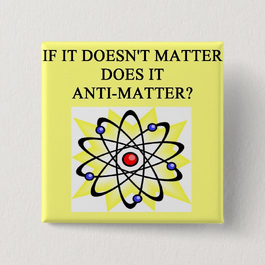 すばらしい物理学のデザイン 缶バッジ (正面)