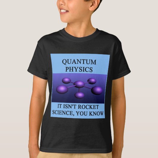 すばらしい物理学のデザイン Tシャツ (正面)