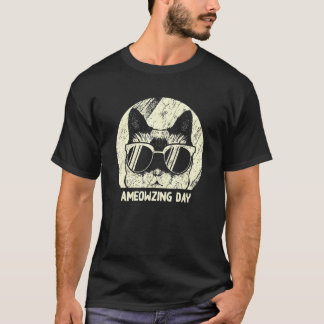 すばらしい猫の日 キティ ポジティブ 猫 愛の名言 Tシャツ