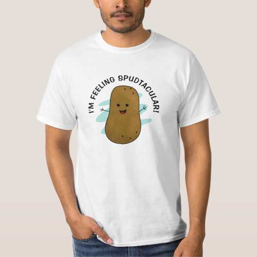 すばらしい男爵いも Tシャツ (正面)