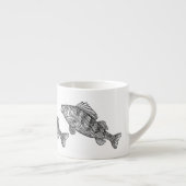 すばらしい白黒魚のマグ エスプレッソカップ (右)