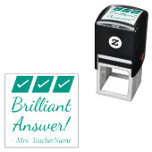 「すばらしい答え！」 表彰ゴム印 セルフインキングスタンプ (インサイチュ)