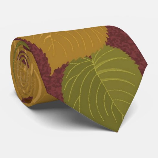 すばらしい紅葉のタイ ネクタイ (ロール)