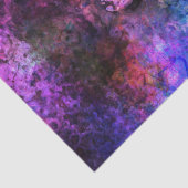 すばらしい紫色の水彩画の抽象芸術 薄葉紙 (詳細)