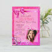 すばらしい菓子16のカラオケの誕生会の写真 招待状 (スタンド正面)