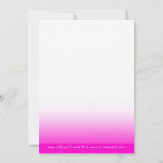 すばらしい菓子16のカラオケの誕生会の写真 招待状 (裏面)