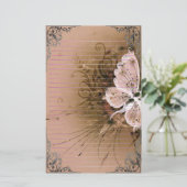 すばらしい蝶ピクセル芸術 便箋 (スタンド正面)