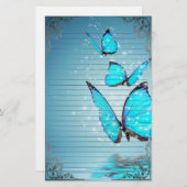 すばらしい蝶 便箋 (正面/裏面)