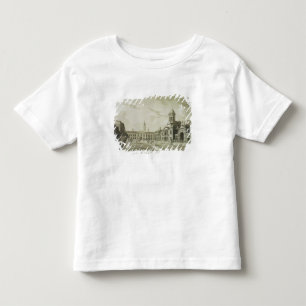 すばらしい裁判所のヤード、ダブリンの城1792年(engravi トドラーTシャツ