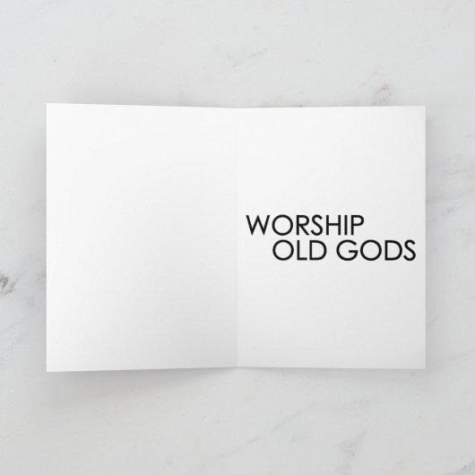 すばらしい角状の神-崇拝の古い神 シーズンカード (内部)