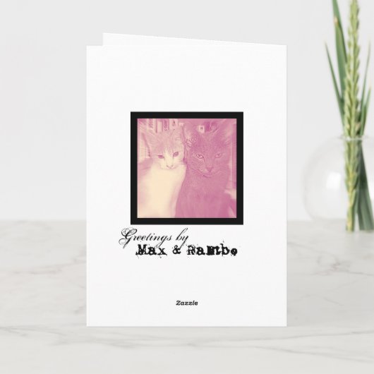 すばらしい誕生日 カード (裏面)