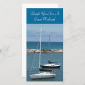 すばらしい週末の間、TEYoungありがとう サンキューカード (正面/裏面)