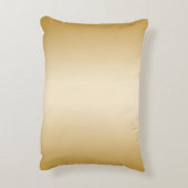 すばらしい金ゴールド第90の誕生祝いの世界のベスト アクセントクッション (裏面(縦))