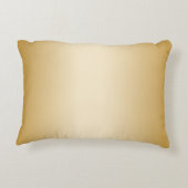 すばらしい金ゴールド第90の誕生祝いの世界のベスト アクセントクッション (裏面)