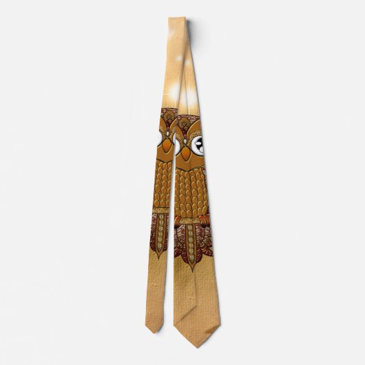 すばらしい金フクロウ ネクタイ (裏面)