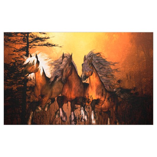 すばらしい馬 ファブリック (ヤード)