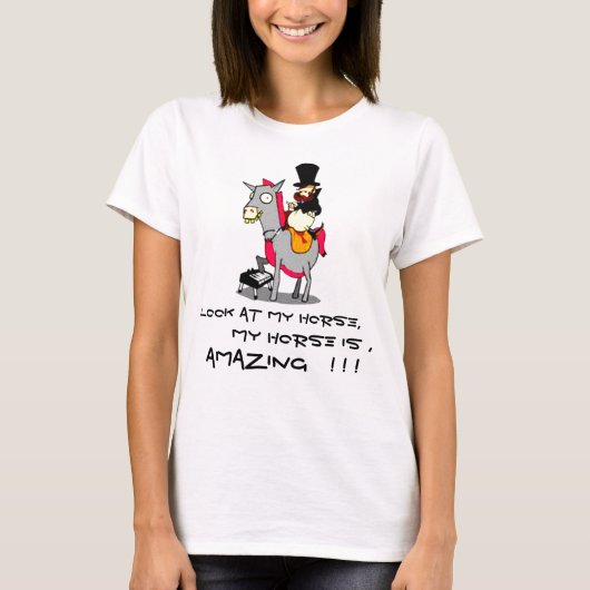 すばらしい馬Tanktop Tシャツ (正面)