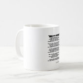 "すばらしい驚異" MUGS/CUPS コーヒーマグカップ (正面左)