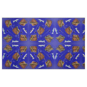 すばらしい魚釣りの生地 ファブリック (ファットクウォーター)