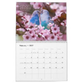 すばらしい鳥12か月のカレンダー カレンダー (2月 2027)