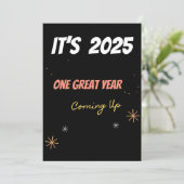 すばらしい1年が始まる ポジティブなアファメーション シーズンカード (スタンド正面)