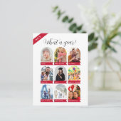 すばらしい1年を写真9枚で家族のポストカード シーズンポストカード (スタンド正面)