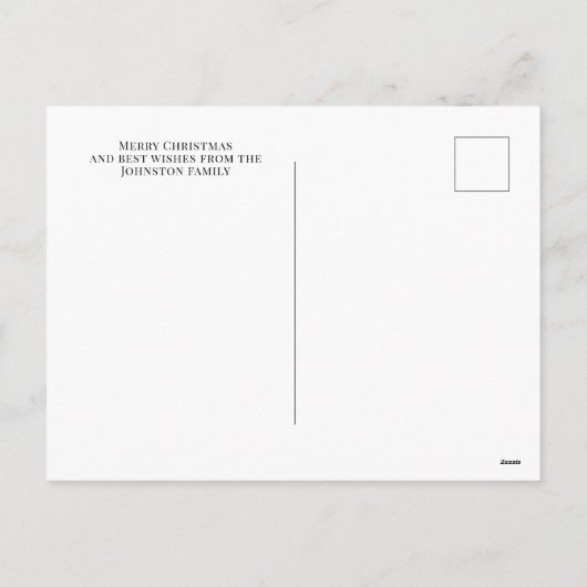 すばらしい1年を写真9枚で家族のポストカード シーズンポストカード (裏面)