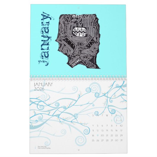 すばらしい1年2012年間すばらしいカレンダー カレンダー (1月 2026)