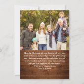 すばらしい1年 クリスマス 赤い農用トラック 5枚の写真 (裏面)