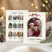 すばらしい1年 レッドボウ 年間総覧 家族写真 シーズンカード