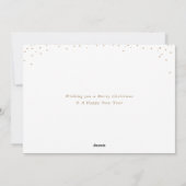 すばらしい1年 | 現代の写真のホリデーカード シーズンカード (裏面)