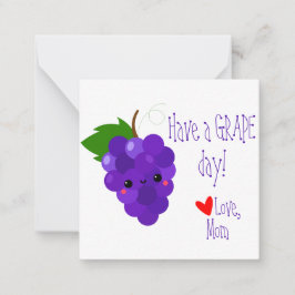 すばらしい1日を！ランチボックス用メモカード ノートカード