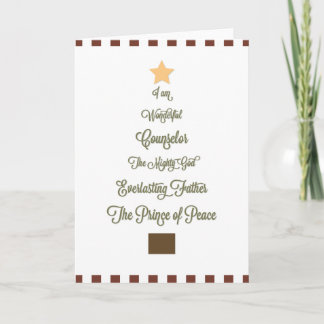 すばらしい、カウンセラーのクリスマスカード シーズンカード