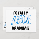 すばらしい グラミー ブルー Tシャツ ギフト ポストカード (正面/裏面)