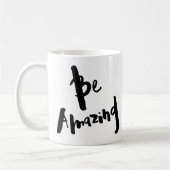 "すばらしい" -感動的なマグがあって下さい コーヒーマグカップ (左)