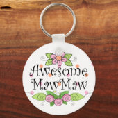 すばらしい MawMaw Tシャツ キーホルダー (正面)