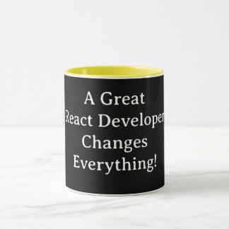 すばらしい React 開発者はすべてを変える – React マグカップ